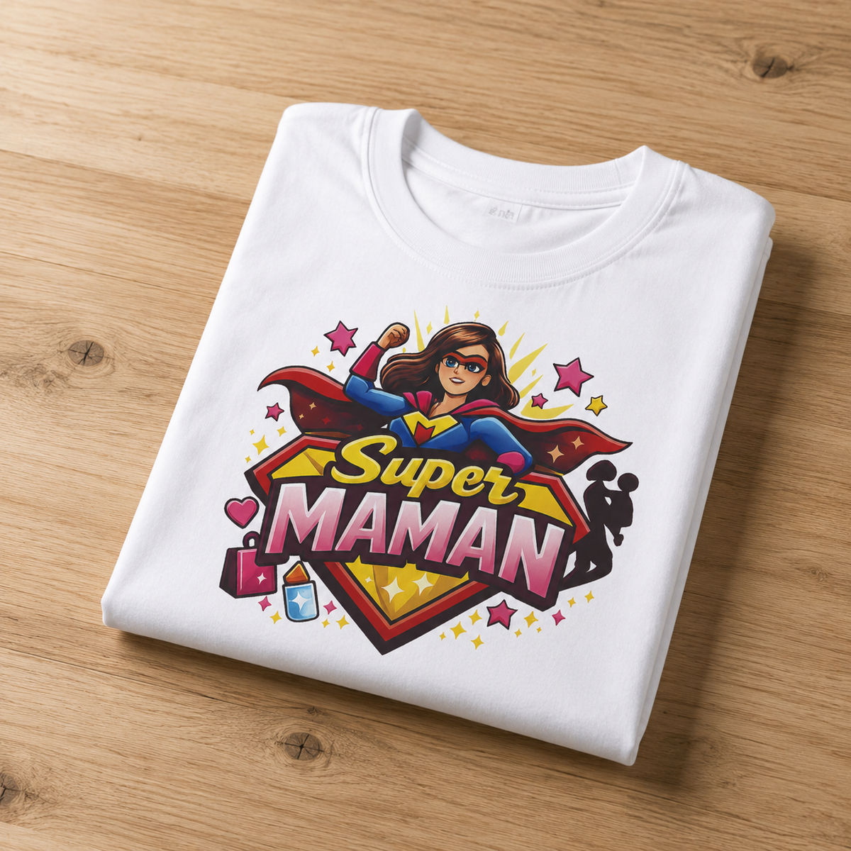 T-shirt Super Maman – Cadeau Original Fête des Mères