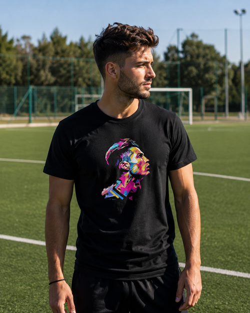 T-shirt a manches courtes Football Legende star portugal
